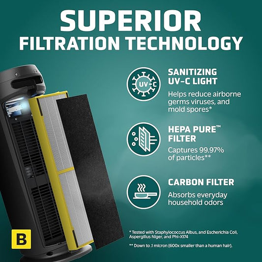 Desktop Air Purifier with HEPA Filter
