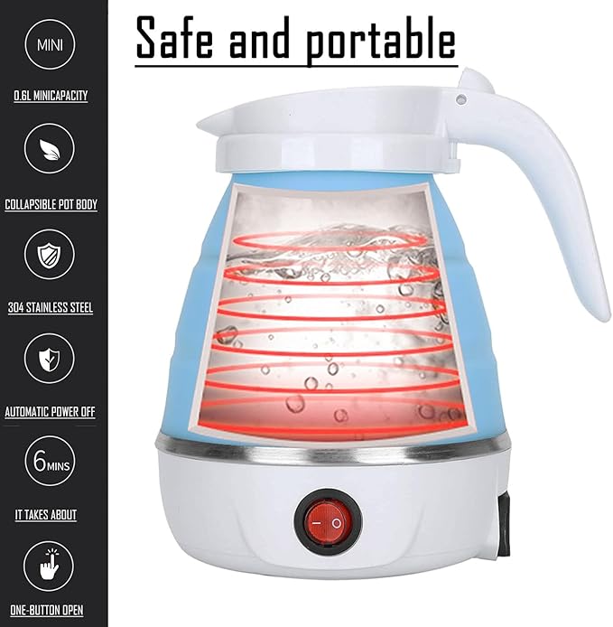 Foldable Electric Kettle for Travel