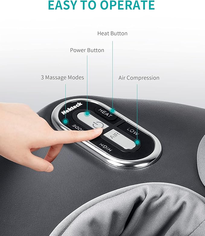 Electric Foot Massager with Heat Function