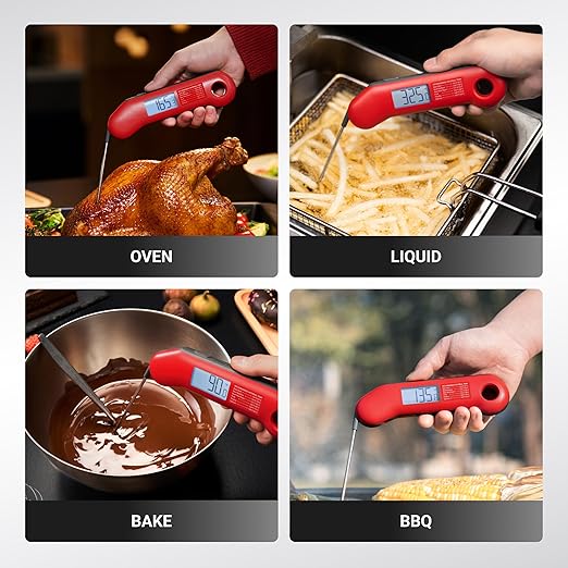 Digital Kitchen Thermometer with Instant Read